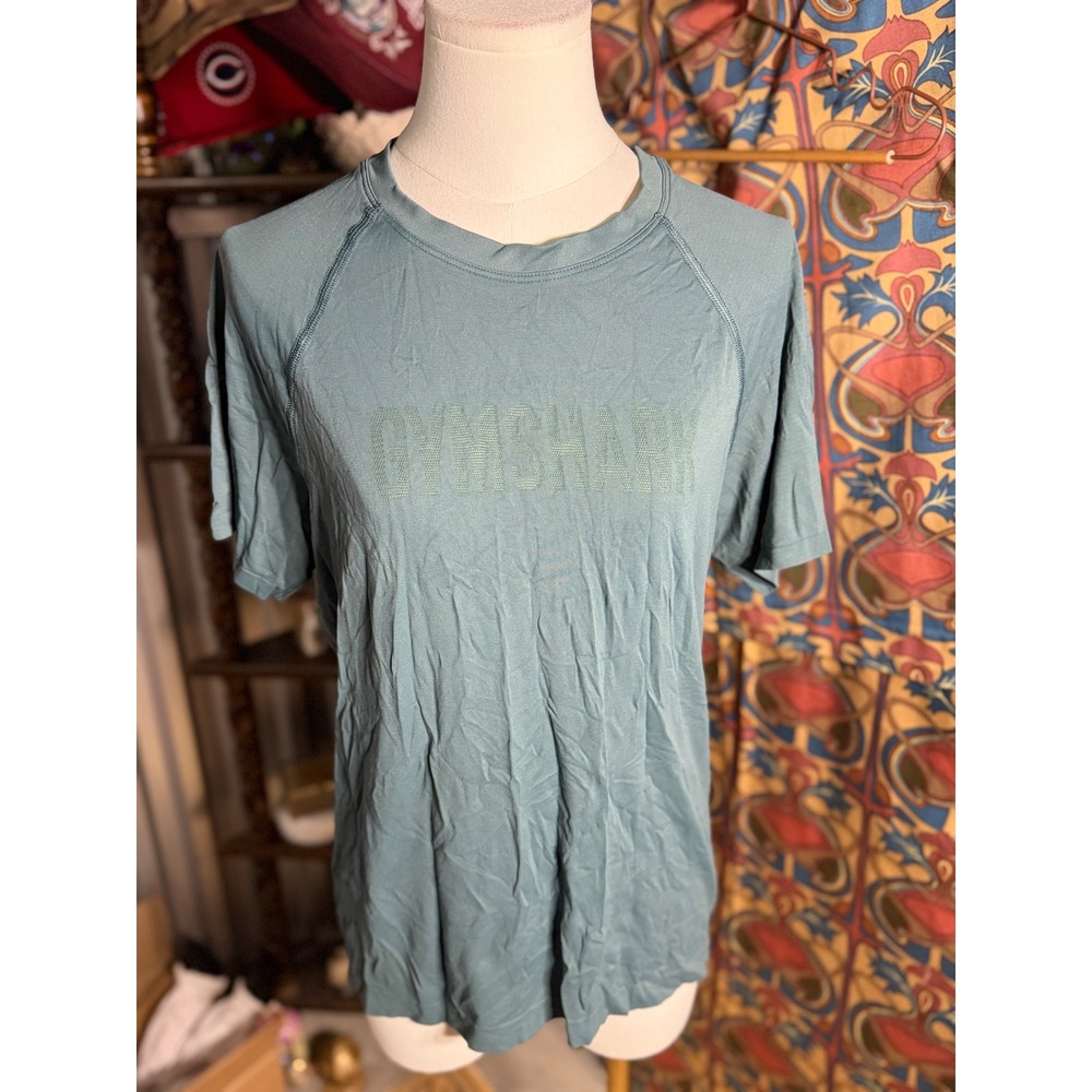 Gymshark MensRaglanโ Sleeve Logo Performance Training T-Shirt 25L 21PTP